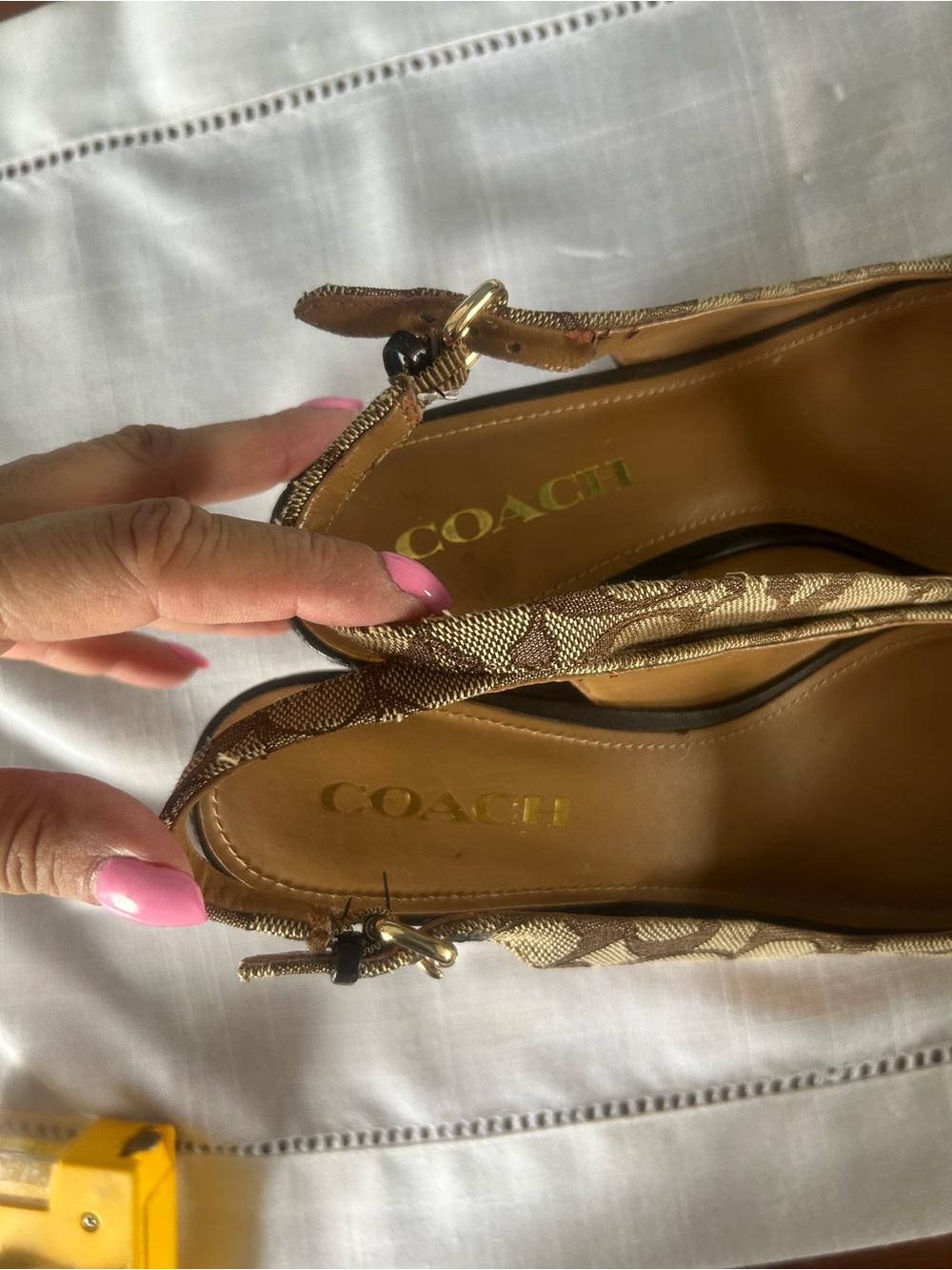 Coach Ferry Signature Platform Wedge Sandal - Picture 5 of 7